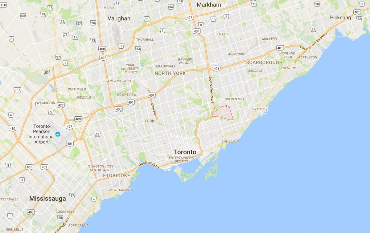 خريطة أوكونور–Parkview مدينة تورونتو