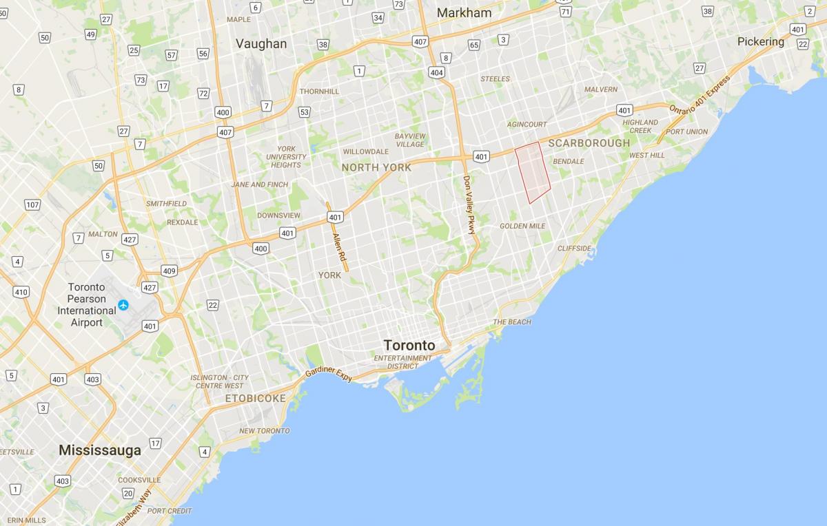 خريطة دورست مدينة تورونتو