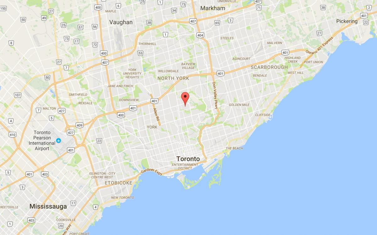 خريطة لورنس مدينة تورونتو