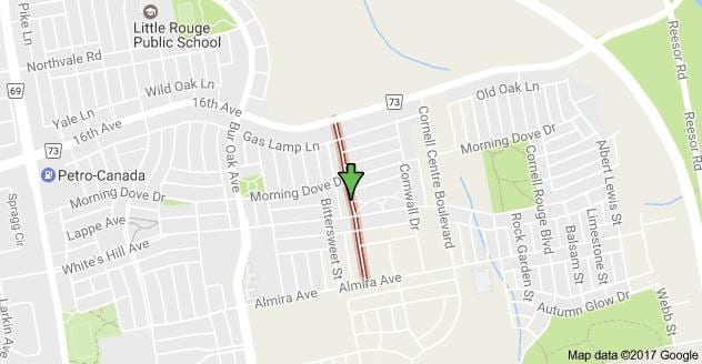 خريطة Black creek drive تورونتو