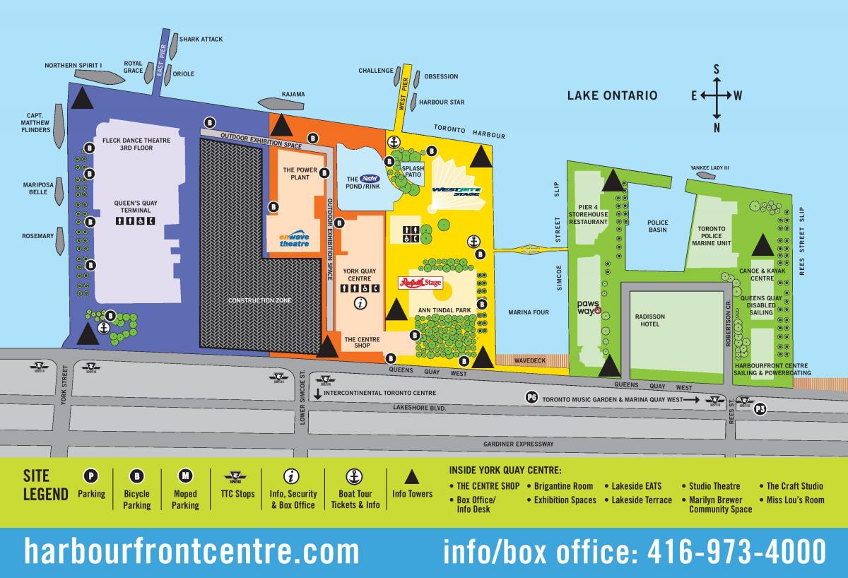 خريطة Harbourfront Centre