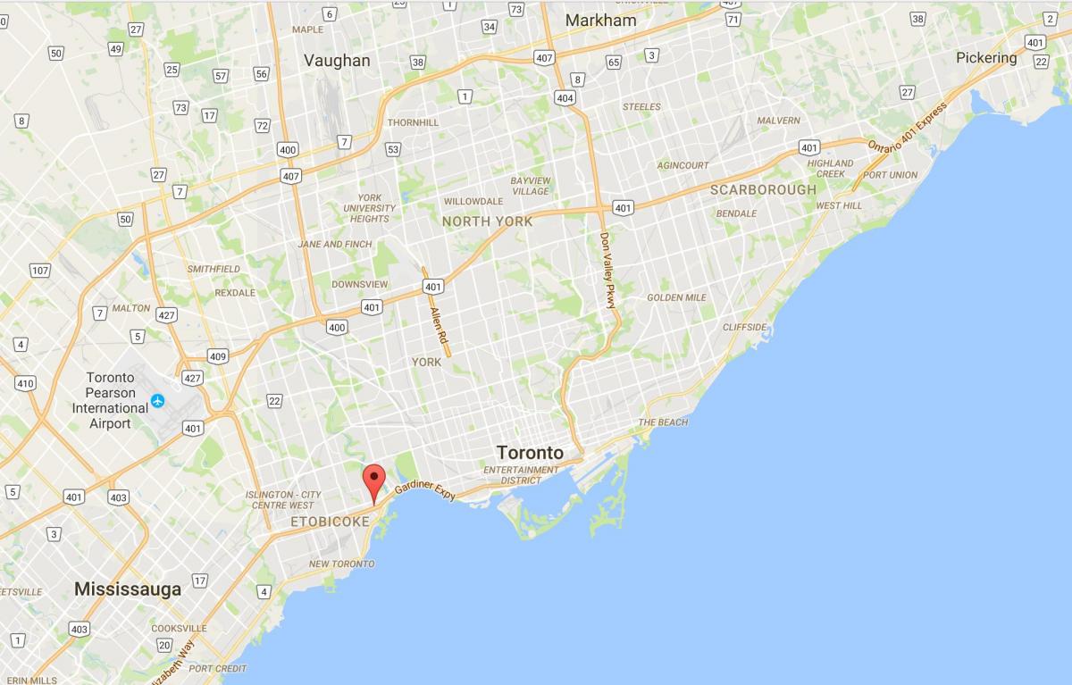 خريطة Stonegate-كوينز مدينة تورونتو