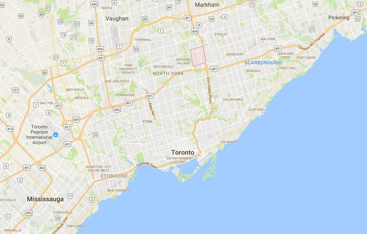خريطة الفول السوداني مدينة تورونتو
