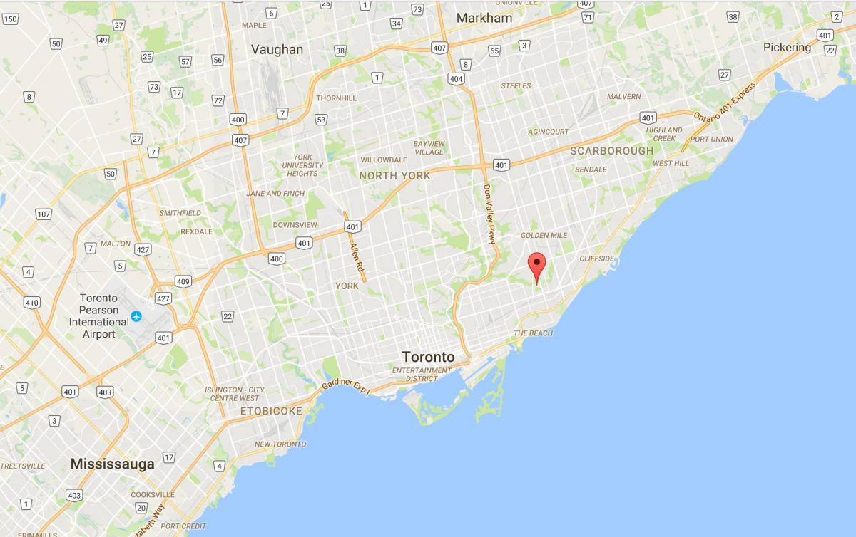 خريطة الهلال مدينة تورونتو