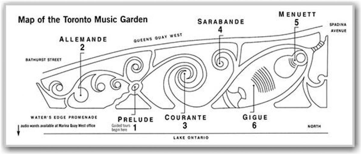 خريطة تورونتو الموسيقى حديقة