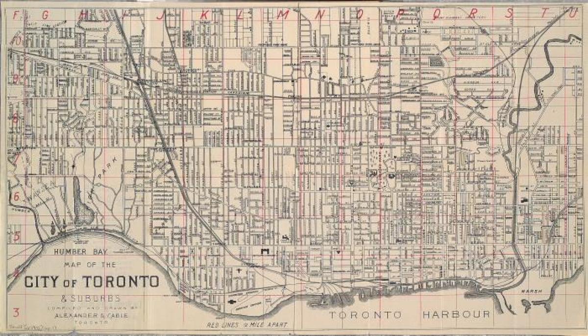 خريطة تورونتو عام 1902