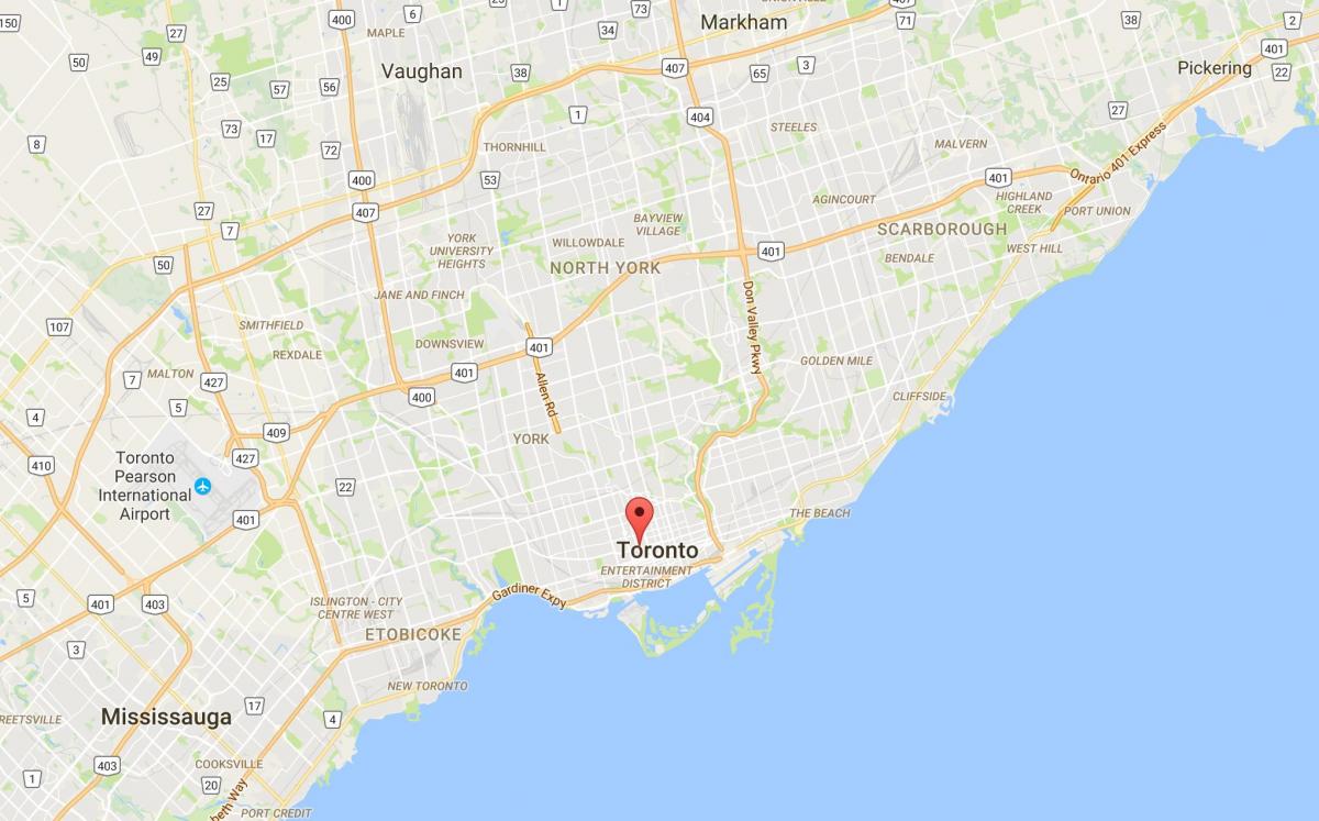 خريطة جرانج مدينة تورونتو