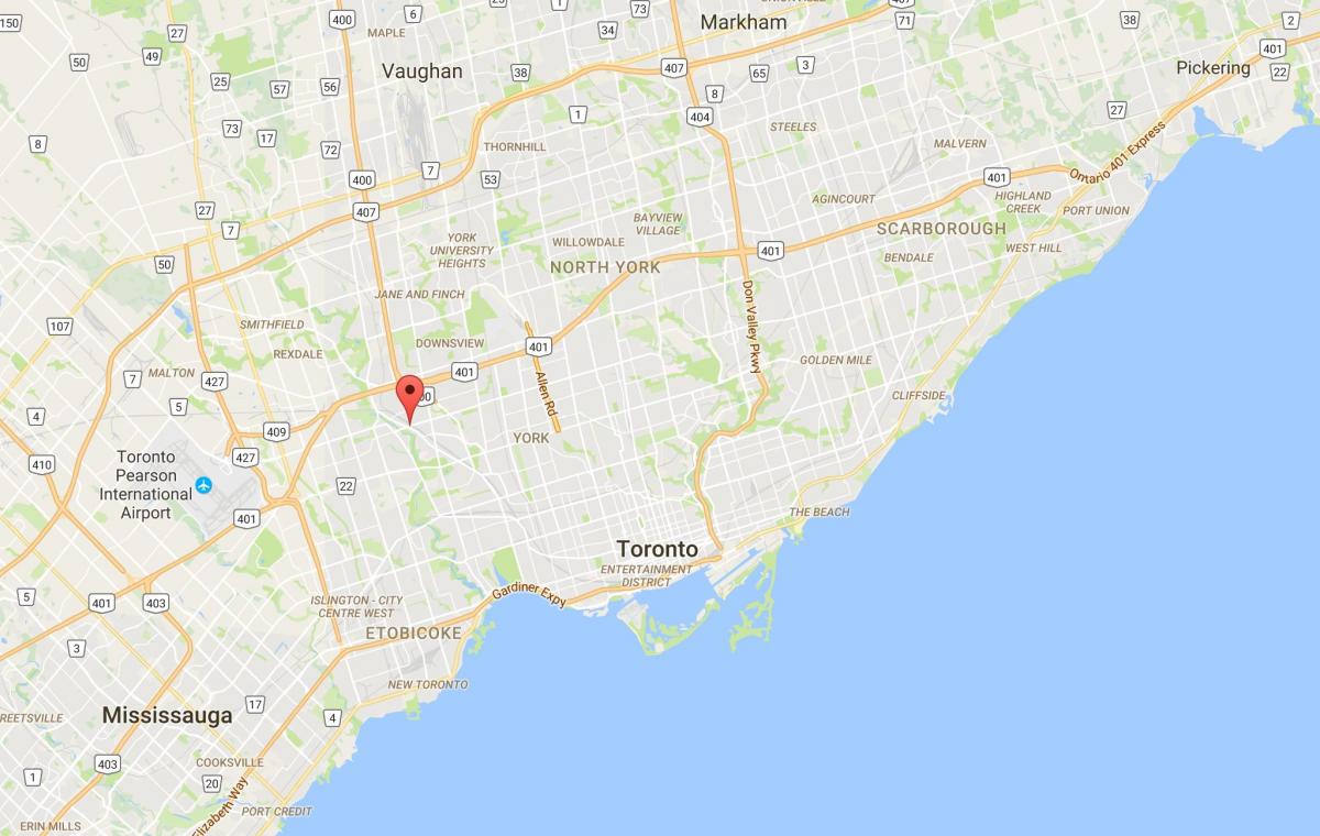 خريطة ستون مدينة تورونتو