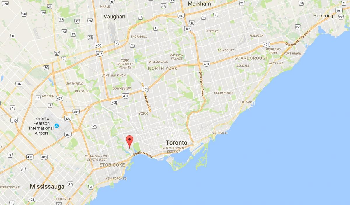 خريطة سوانسي مدينة تورونتو