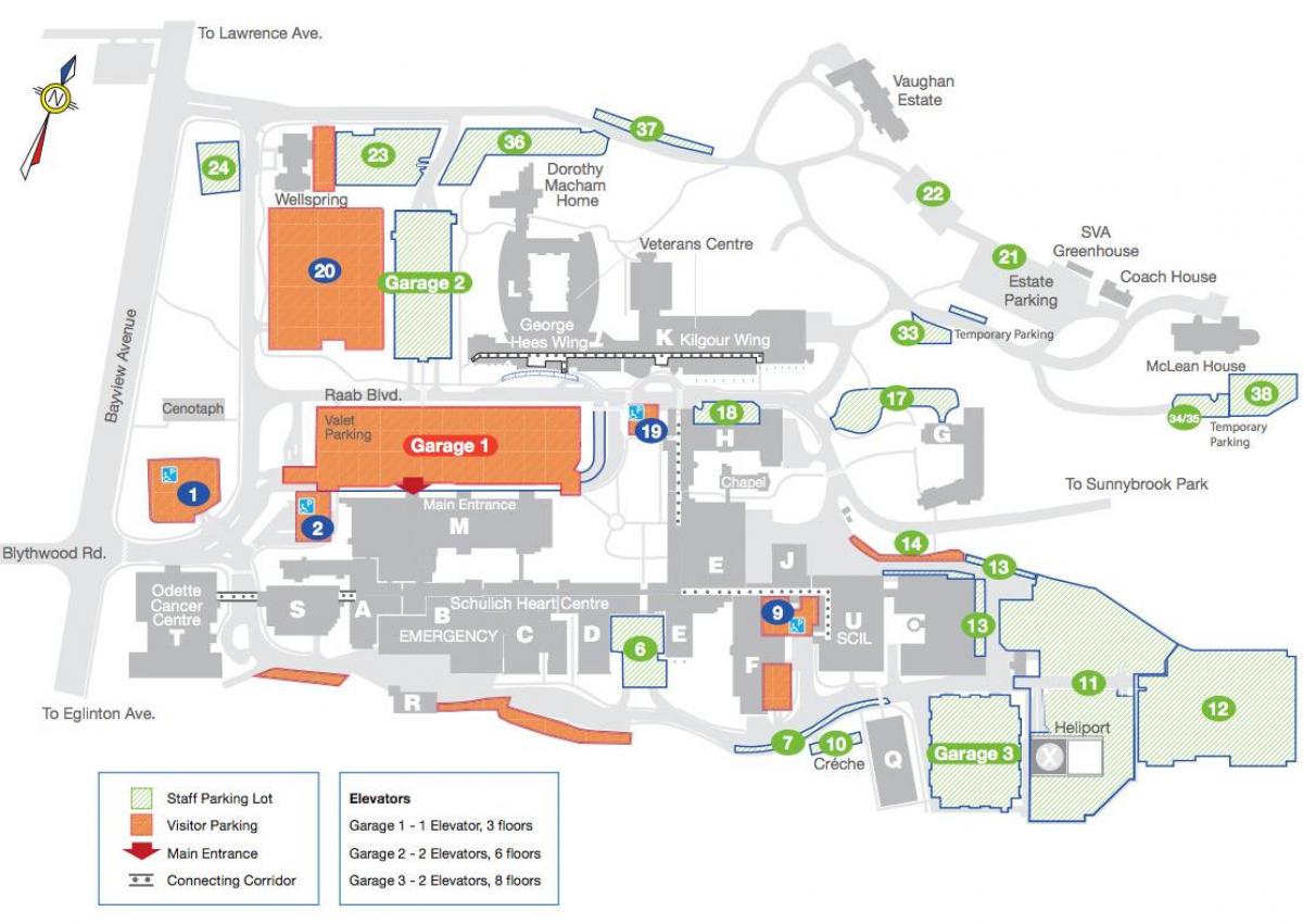 خريطة سونيبروك المستشفى