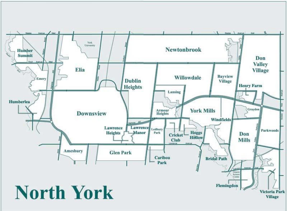خريطة شمال نيويورك