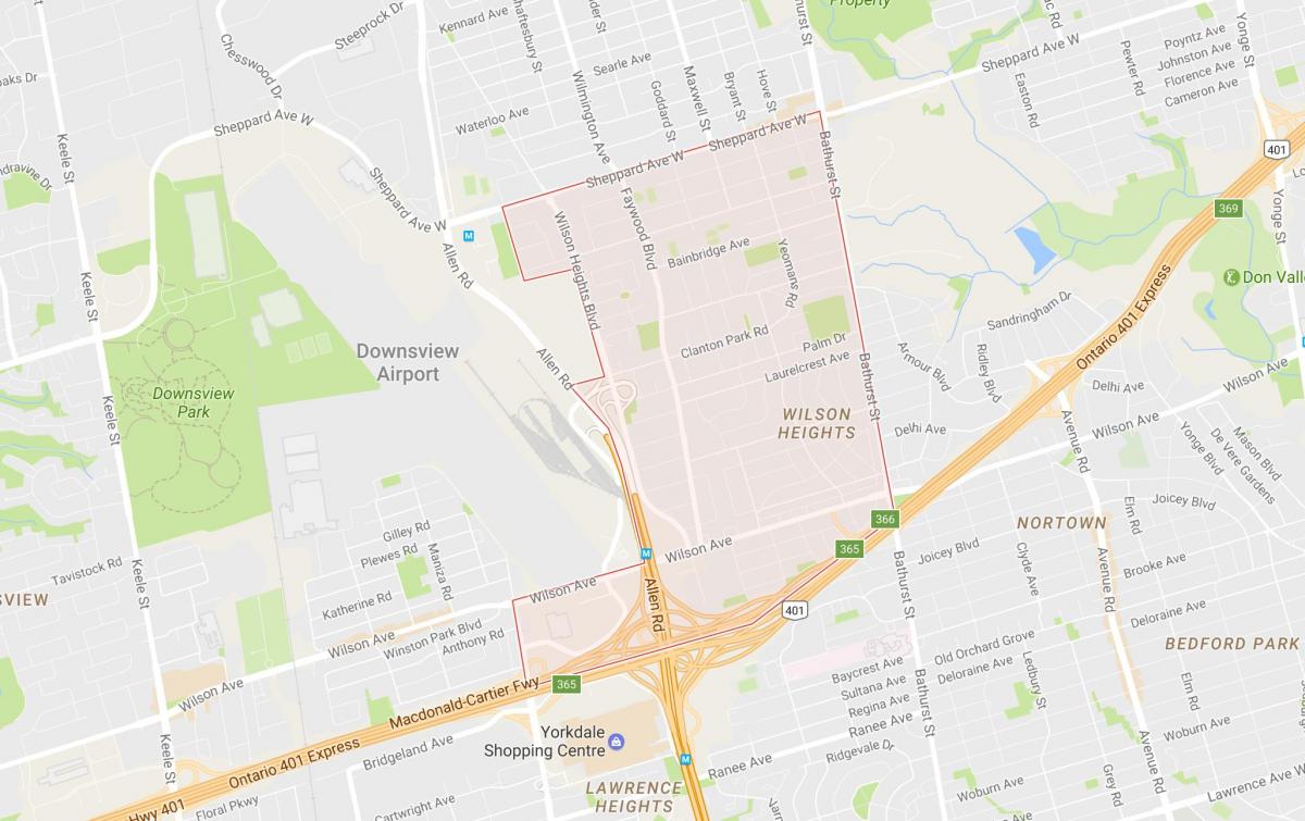 خريطة كلانتون بارك الجوار تورونتو