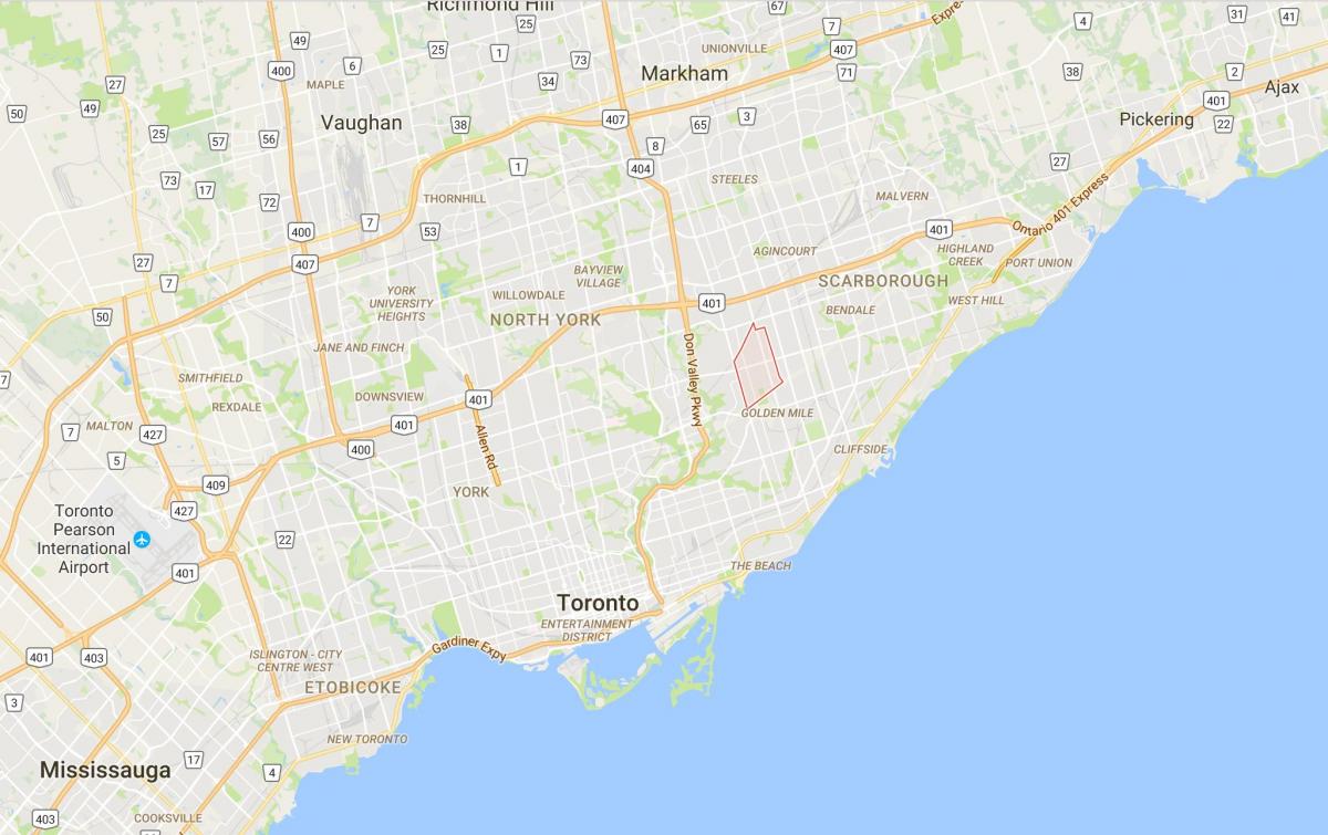 خريطة ويكسفورد مدينة تورونتو