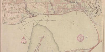 خريطة الأراضي يورك تورنتو 1787-1884