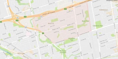 خريطة القيقب Leafneighbourhood تورونتو