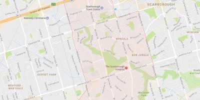 خريطة Bendale حي تورونتو