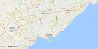 خريطة Bendale مدينة تورونتو