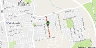 خريطة Black creek drive تورونتو