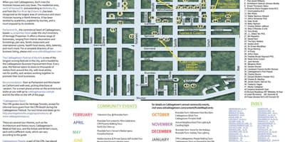 خريطة Cabbagetown الأحداث تورونتو