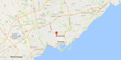 خريطة Casa Loma مدينة تورونتو