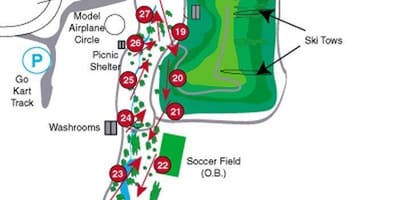 خريطة Centennial Park golf courses تورونتو