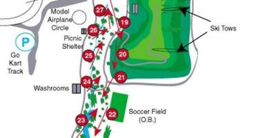 خريطة Centennial Park golf courses تورونتو