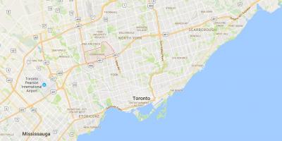 خريطة Downsview مدينة تورونتو