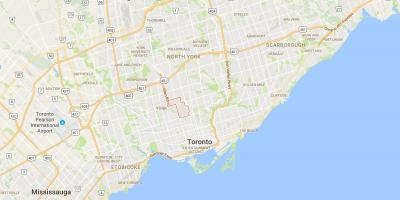 خريطة فورست هيل مدينة تورونتو