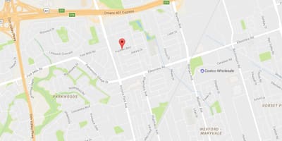 خريطة Maryvalen eighbourhood تورونتو