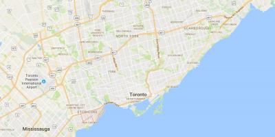 خريطة Mimico مدينة تورونتو