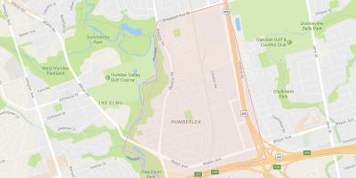 خريطة Pelmo بارك – Humberlea حي تورونتو