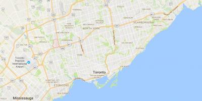 خريطة Pelmo بارك – Humberlea مدينة تورونتو