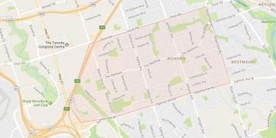 خريطة Richview حي تورونتو