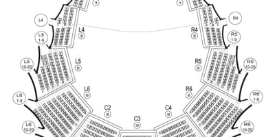 خريطة Roy Thomson Hall الميزانين