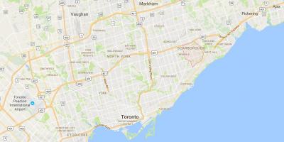 خريطة Woburn مدينة تورونتو