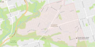 خريطة أوكونور–Parkview حي تورونتو