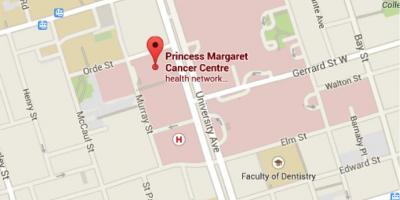 خريطة الأميرة مارغريت للسرطان مركز تورونتو