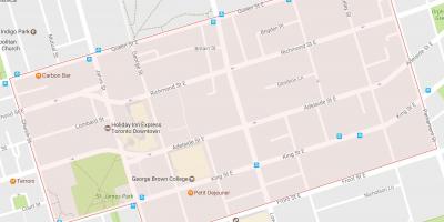 خريطة المدينة القديمة حي تورونتو