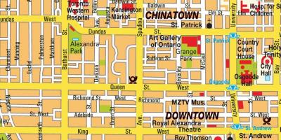 خريطة الحي الصيني أونتاريو