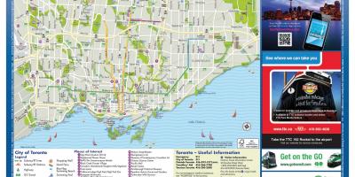 خريطة السياحة تورونتو