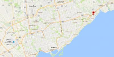 خريطة غرب روج مدينة تورونتو