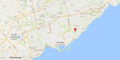 خريطة الهلال مدينة تورونتو