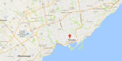 خريطة بالدوين قرية مدينة تورونتو