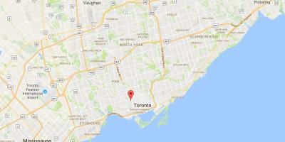 خريطة بالمرستون مدينة تورونتو