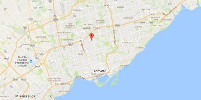 خريطة بيدفورد مدينة تورونتو