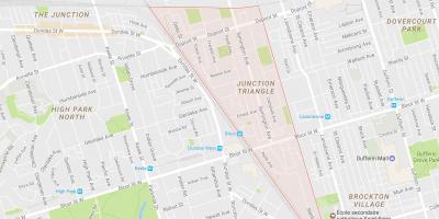خريطة تقاطع مثلث حي تورونتو