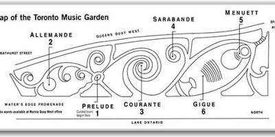 خريطة تورونتو الموسيقى حديقة