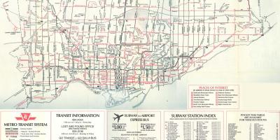 خريطة تورونتو عام 1976