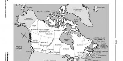 خريطة تورنتو في كندا