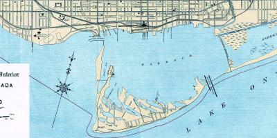 خريطة ميناء تورنتو عام 1906